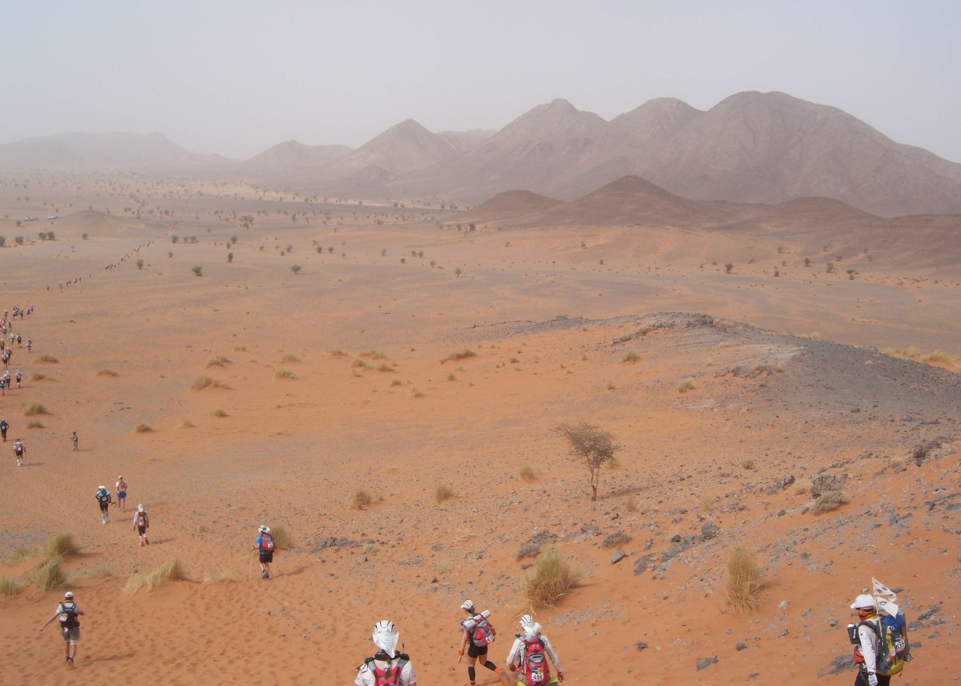 Marathon in de woestijn