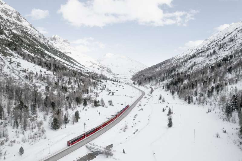 Bernina Express: de mooiste treinreis van Zwitserland