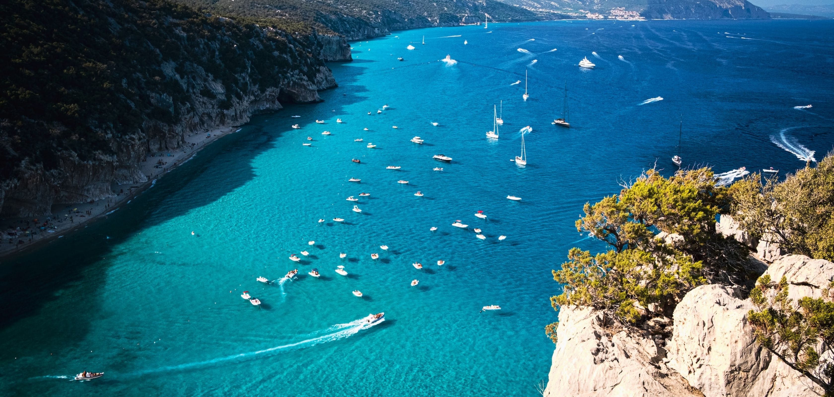 Zonvakantie in de winter op Sardinië in Italië